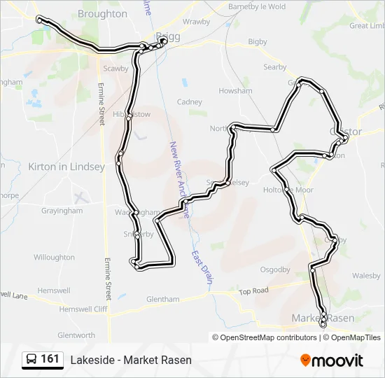 161 Route: Schedules, Stops & Maps - Lakeside (Updated)