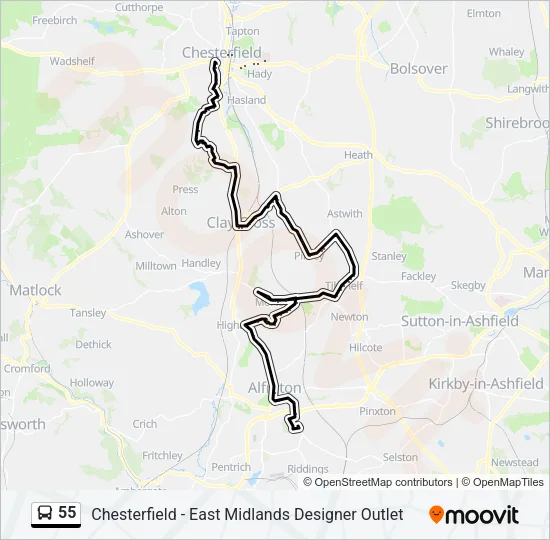 55  Line Map