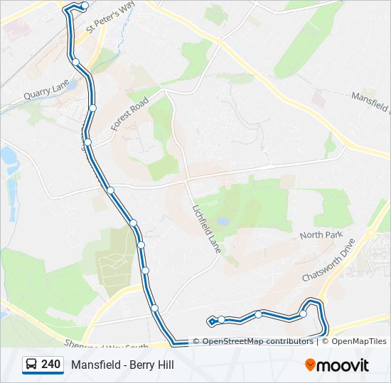 Bus 240 Route Map 240 Route: Schedules, Stops & Maps - Berry Hill (Updated)