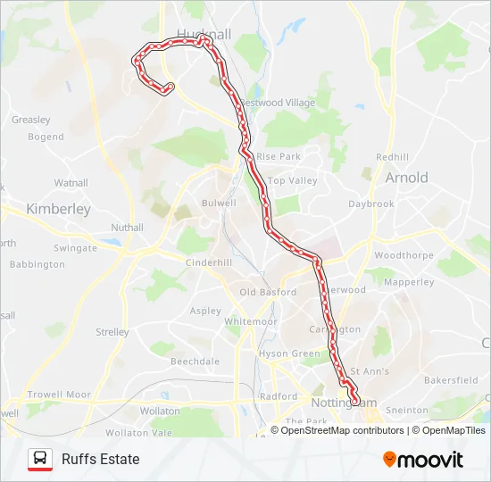 3B|THREES Bus Line Map