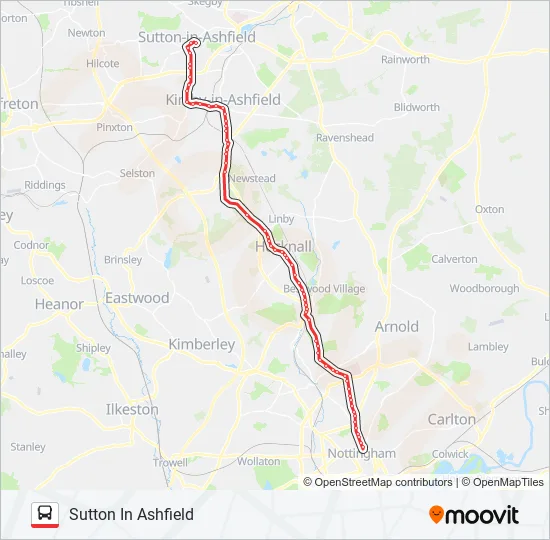 3B|THREES Bus Line Map