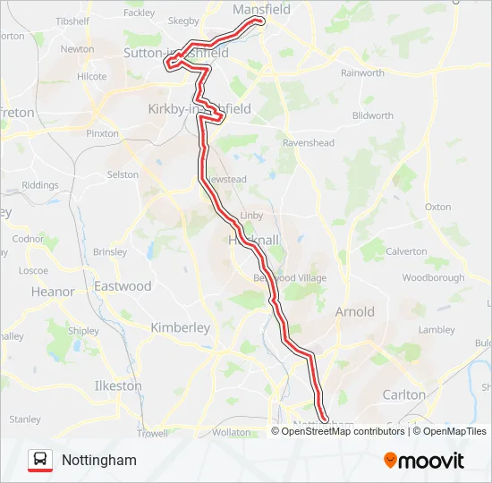 3C|THREES Bus Line Map