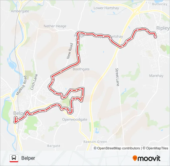 6E|SIXES Bus Line Map