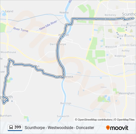399 Route Schedules, Stops & Maps Scunthorpe (Updated)