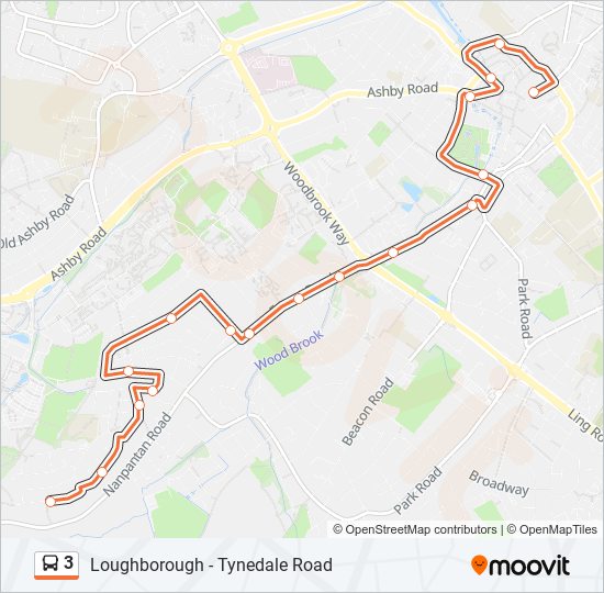 3 Route Schedules, Stops & Maps Loughborough (Updated)