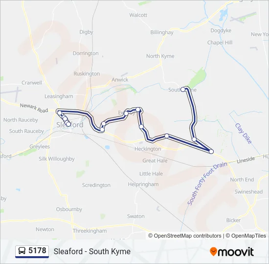 5178 Bus Line Map