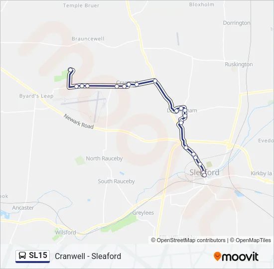 SL15 Bus Line Map