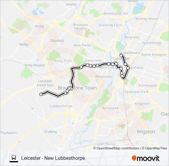 NOVUS DIRECT bus Line Map
