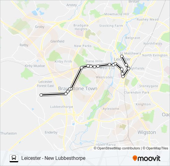 novus direct Route Schedules, Stops & Maps Leicester (Updated)