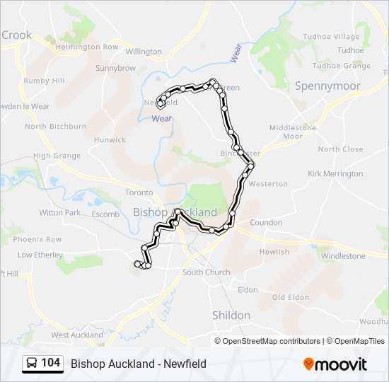 104 Route Schedules, Stops & Maps Newfield (Updated)