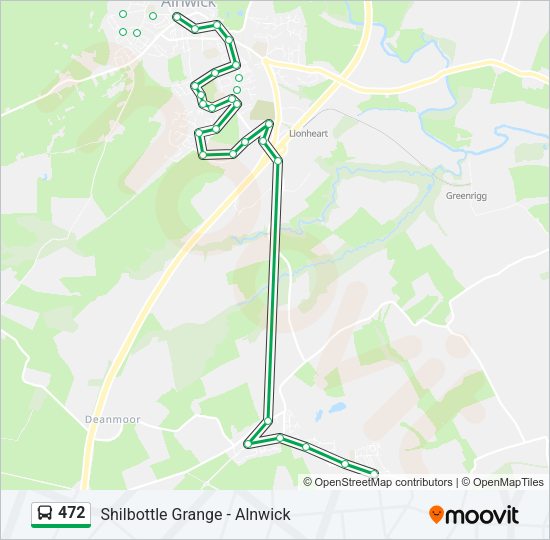472 Bus Line Map
