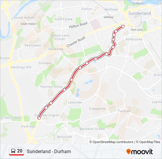 20 Route Schedules, Stops & Maps East Herrington (Updated)