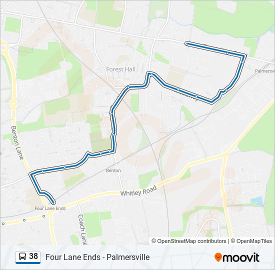 38 Route Schedules, Stops & Maps Palmersville (Updated)