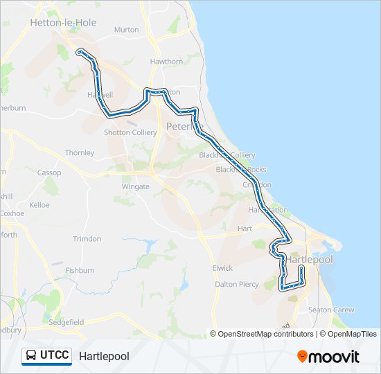 UTCC Bus Line Map