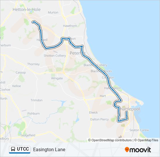 UTCC bus Line Map