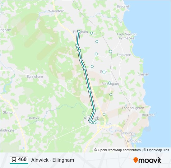 460  Line Map