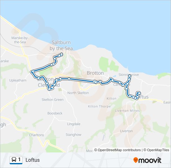 1 Route: Schedules, Stops & Maps - Loftus (Updated)