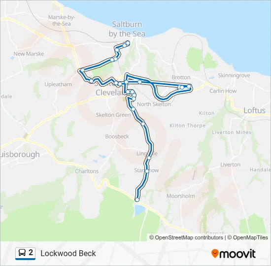 2 Route: Schedules, Stops & Maps - Lockwood Beck (Updated)