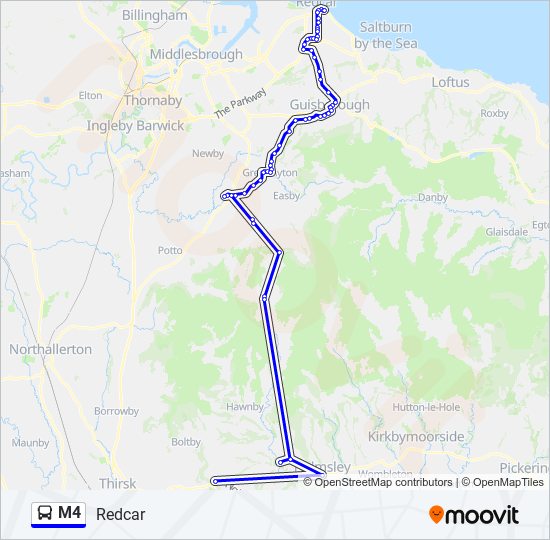 M4  Line Map