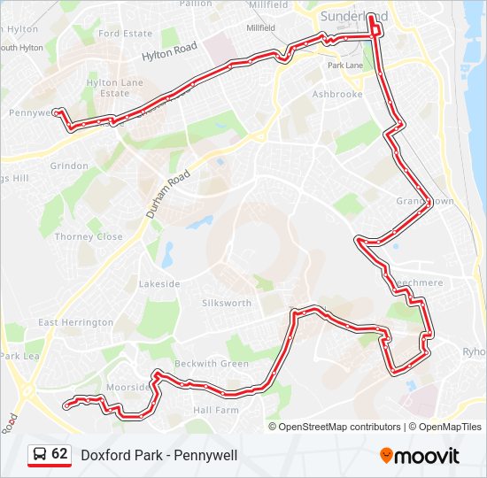 62 Route: Schedules, Stops & Maps - Pennywell (Updated)