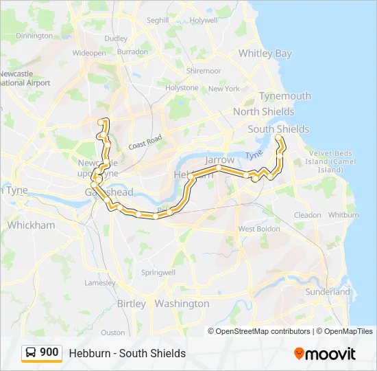 900  Line Map