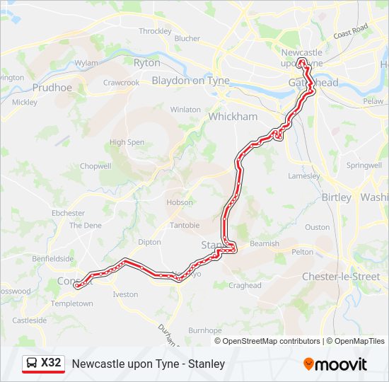X32 Bus Line Map