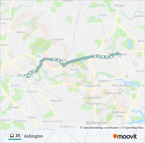 35  Line Map
