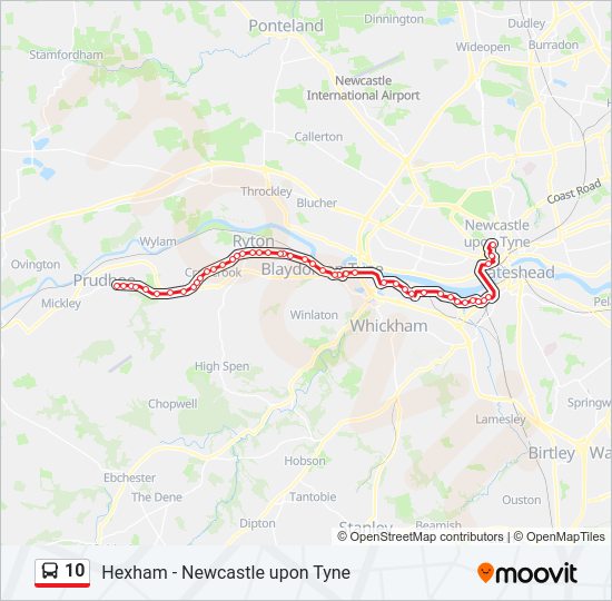 10 Bus Line Map