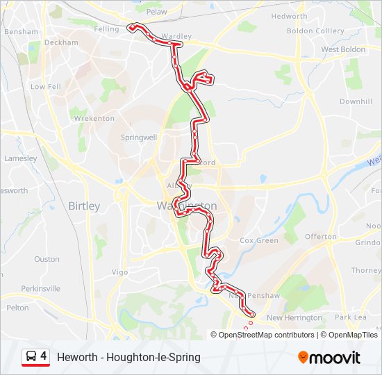 4 Route Schedules, Stops & Maps Heworth (Updated)