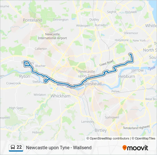 22 Route Newcastle Upon Tyne Wallsend Schedules Stops Maps 22-route-newcastle-upon-tyne-wallsend-schedules-stops-maps