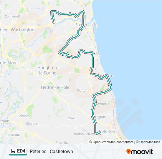 ED4 bus Line Map