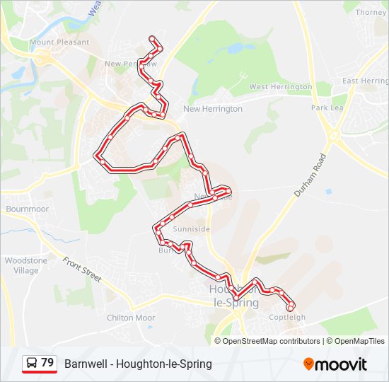 79 Bus Line Map