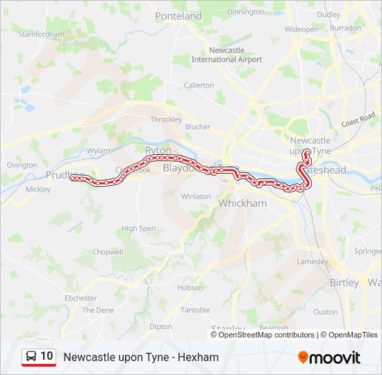 10 Bus Line Map