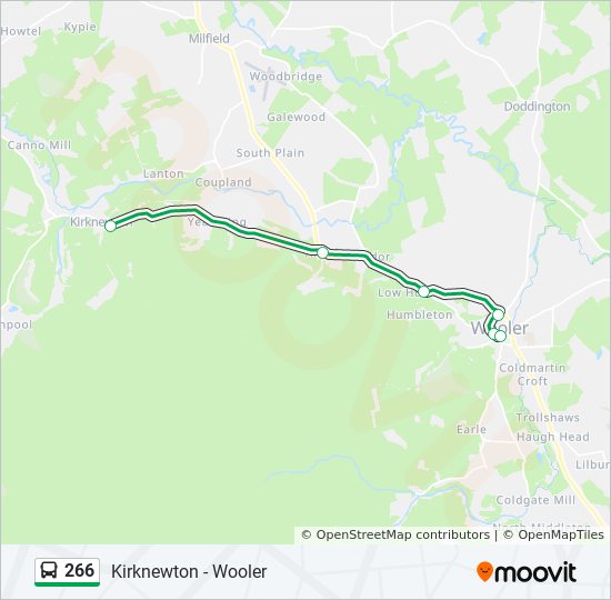 266 Bus Line Map