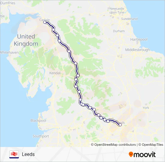 NORTHERN Route: Schedules, Stops & Maps - Leeds (Updated)