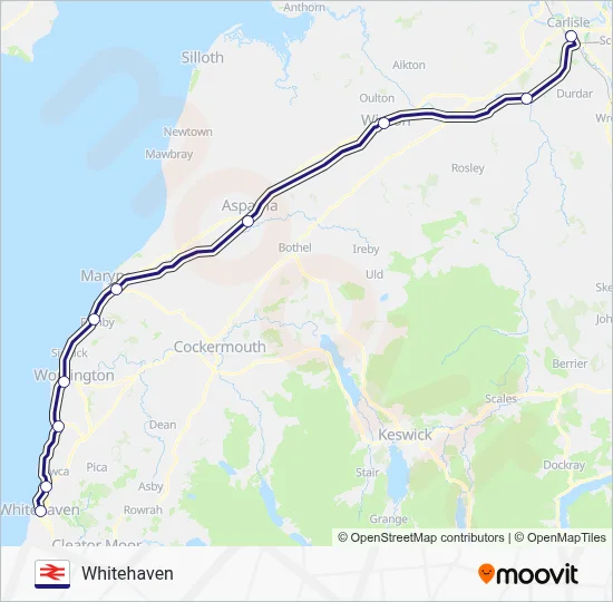 NORTHERN Route: Schedules, Stops & Maps - Whitehaven (Updated)