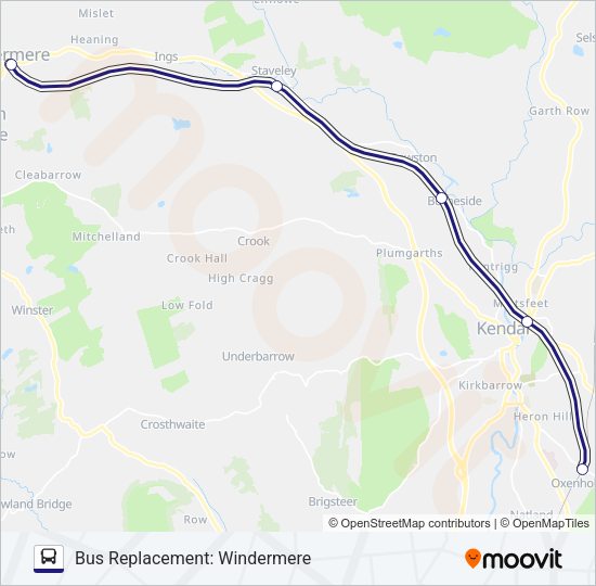NORTHERN Bus Line Map