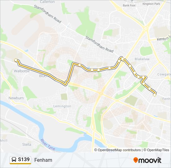 S139 Bus Line Map