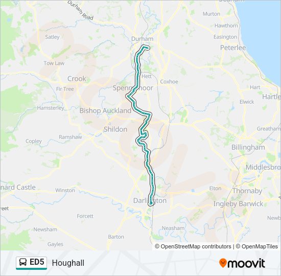 ED5 Bus Line Map