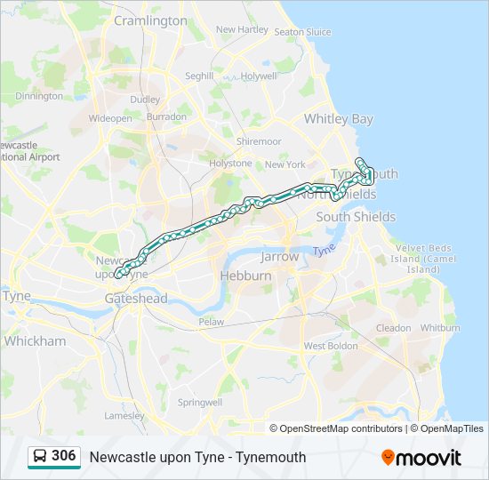 306  Line Map
