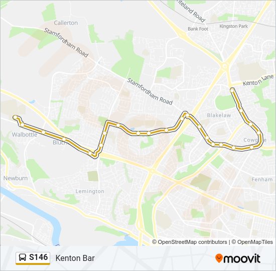 S146 Bus Line Map