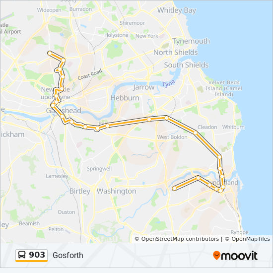 903 Route Schedules, Stops & Maps Heworth (Updated)