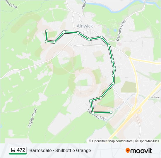 472 Bus Line Map