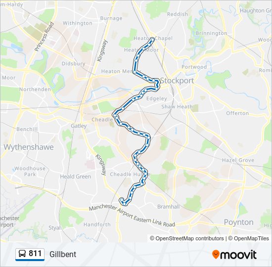 811  Line Map