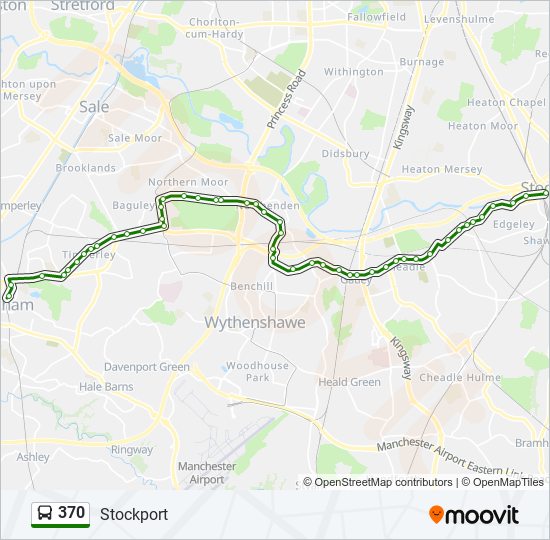 370 Route Schedules, Stops & Maps Stockport (Updated)
