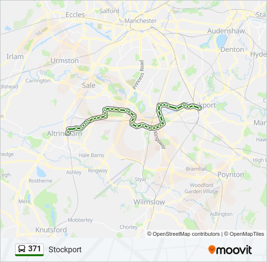 371 Route Schedules, Stops & Maps Stockport (Updated)