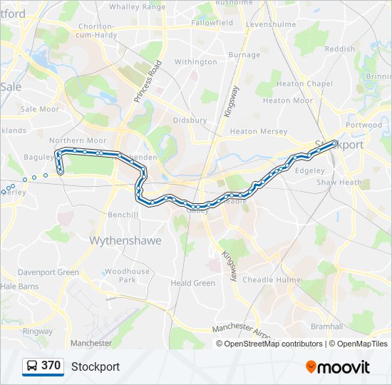 370 Route Schedules, Stops & Maps Stockport (Updated)
