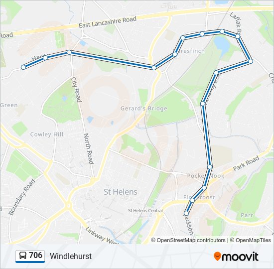 706 Route: Schedules, Stops & Maps - Windlehurst (Updated)