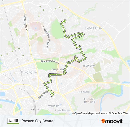 48 bus Line Map