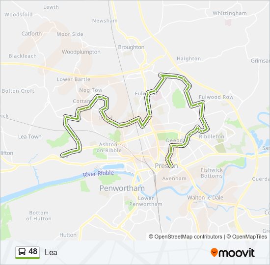 48 Route: Schedules, Stops & Maps - Lea (Updated)